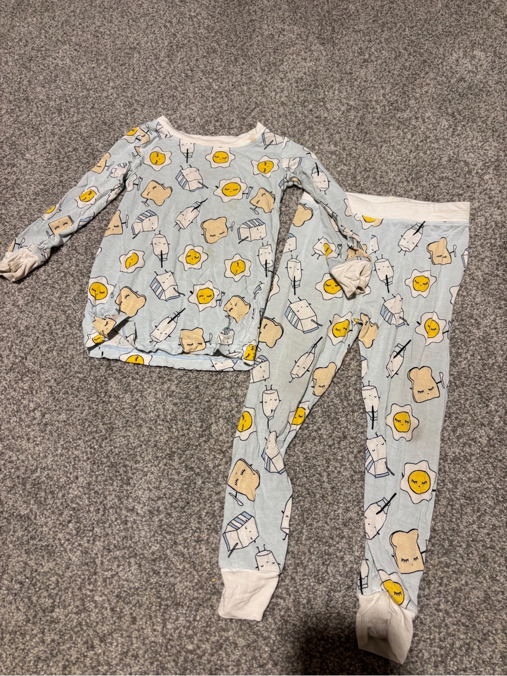 Little Sleepies - Toddler Kids Breakfast Buddies Pajama Set (18-24 mo)